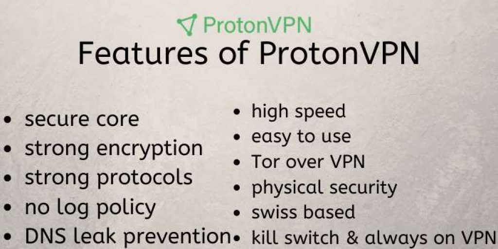 protonvpn secure core