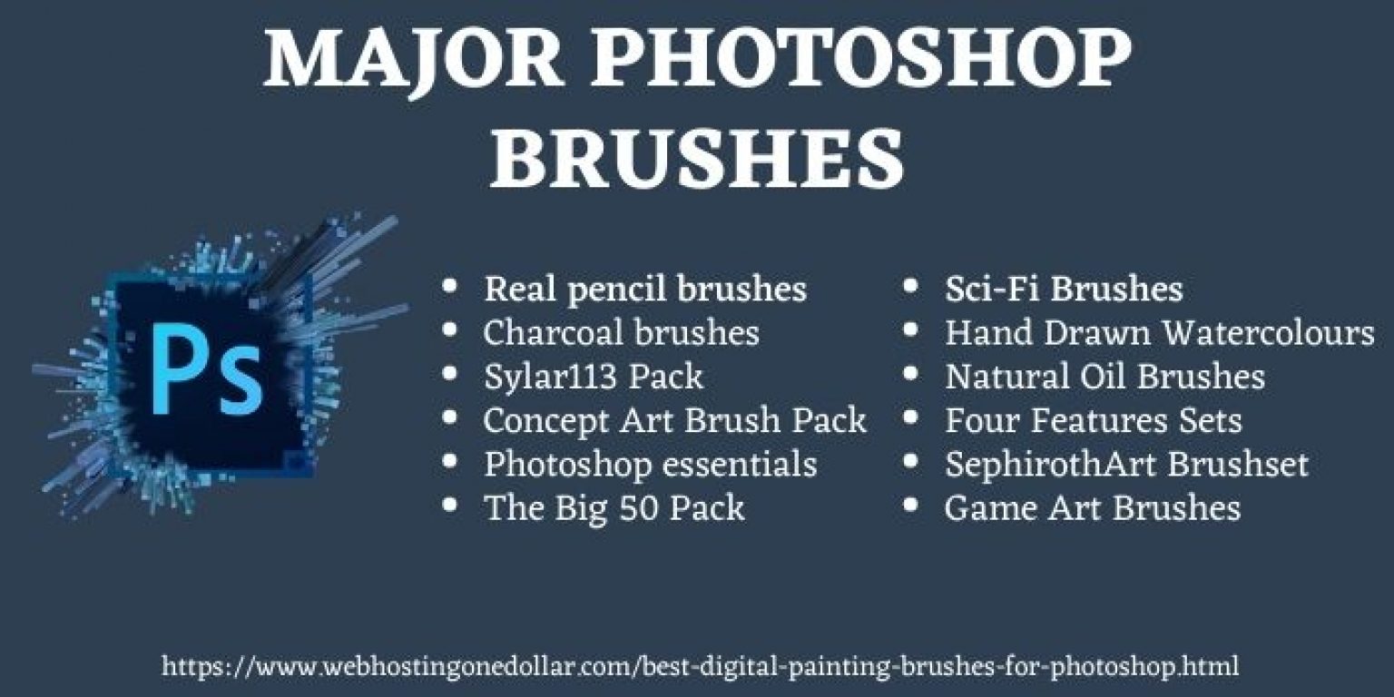 what ae some good digital paint brushes for photoshop
